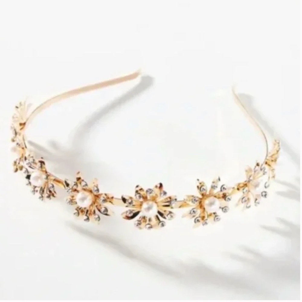 Petal Embellished Peasant Boho Art Deco Farm Hipster Chic Hip Minimal Headband